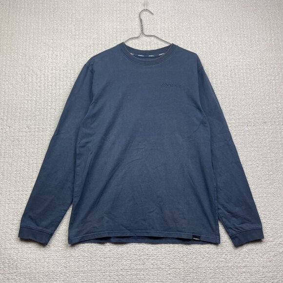 O'Neill Long Sleeve Surf T-shirt Men's Sz *M* Navy Blue Shirt Embroidered - Picture 1 of 10